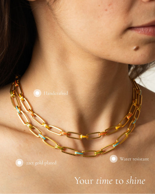 Sunset Link Neck Chain
